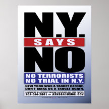 N.Y. Says No (Poster)
