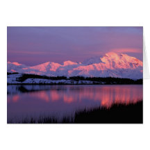 NA, USA, Alaska, Denali NP, Mt. McKinley, Card