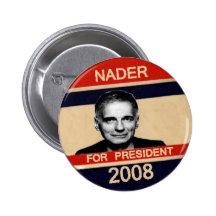 Nader For President Button