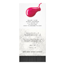 Nail Salon Price List Rack Cards