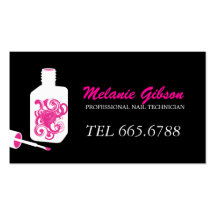 NAIL TECHNICIAN BUSINESS CARD