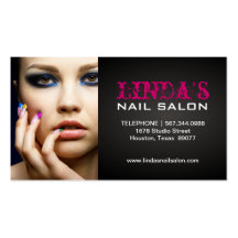 NAIL TECHNICIAN BUSINESS CARD