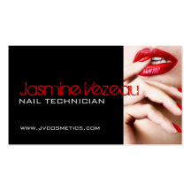 Nail Technician Business Cards