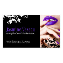 Nail Technician Business Cards