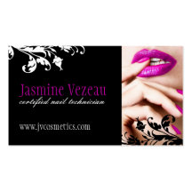 Nail Technician Business Cards