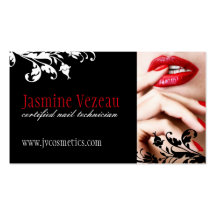 Nail Technician Business Cards