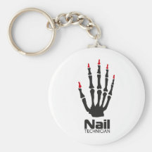 Nail technician key chains