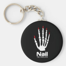 Nail technician key chains