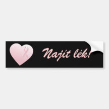 Najít lék! Bumper Sticker