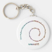 Namaste and its Meaning Key Chains