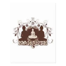 Namaste Buddha Postcard