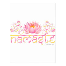 Namaste lotus new post cards