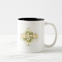 Namaste Vintage Floral Mug