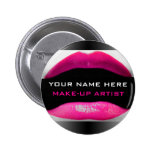 Name Badge For Make-Up Artists Pins