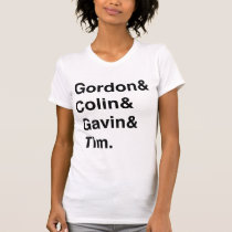 Name List (Men) t-shirts