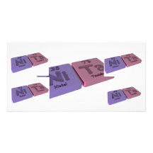 name-Nita-Ni-Ta-Nickel-Tantalum Personalized Photo Card