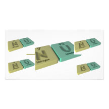 name-Nu-N-U-Nitrogen-Uranium Picture Card