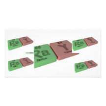 name-Ray-Ra-Y-Radium-Yttrium Photo Greeting Card