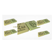 name-Rubi-Ru-Bi-Ruthenium-Bismuth Photo Cards