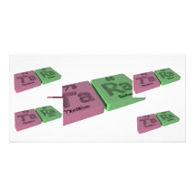 name-Tara-Ta-Ra-Tantalum-Radium Customized Photo Card