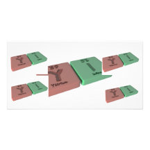 name-Yi-Y-I-Yttrium-Iodine Photo Greeting Card
