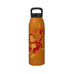 named red monkey kids drinks bottle drinking bottle