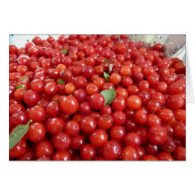 Nanking Cherries Greeting Card