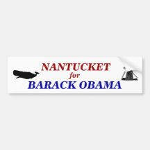 Nantucket for Barack Obama 2012 Bumper Sticker
