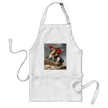 Napoleon Bonaparte Painting by Jacques-Louis David Apron