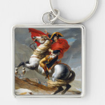Napoleon Bonaparte Painting by Jacques-Louis David Keychains