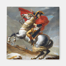Napoleon Bonaparte Painting by Jacques-Louis David Refrigerator Magnet