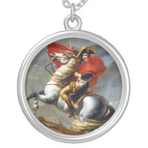 Napoleon Bonaparte Painting by Jacques-Louis David Personalised Necklace