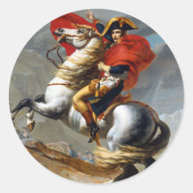 Napoleon Bonaparte Painting by Jacques-Louis David Sticker
