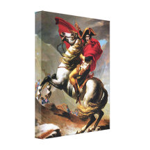 Napoleon Crossing the Alps Canvas Print