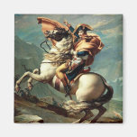 Napoleon Crossing the Alps Fridge Magnet