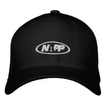 NAPP Cap in Black Embroidered Baseball Caps