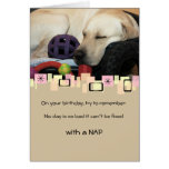 Napping Yellow Labrador Retriever All Occasion Cards