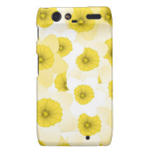 Narcissus Floral Motorola Droid RAZR Cases