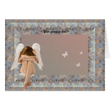 Narnia Angel frame. Greeting Cards