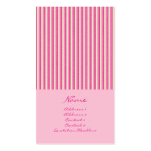 Narrow Stripes No. 0004 Business Card Templates