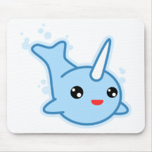 Narwhal Kawaii Mousepads