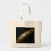 NASA - Galaxy NGC3079 Canvas Bags