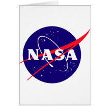 NASA Meatball Logo Greeting Card