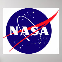 NASA Meatball Logo Poster