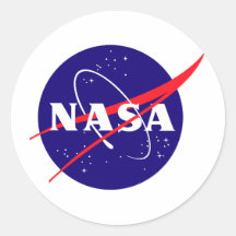 NASA Meatball Logo Stickers