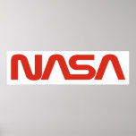 NASA Worm (Snake) Logo Poster