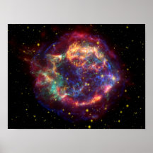 NASAs Cassiopeaia galaxy Poster