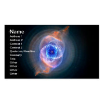 NASAs Cats eye Business Card Template