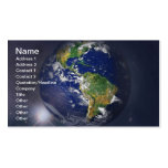 NASAs Earth rising II Business Cards