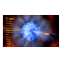 NASAs Galactic Black hole Business Card Template
